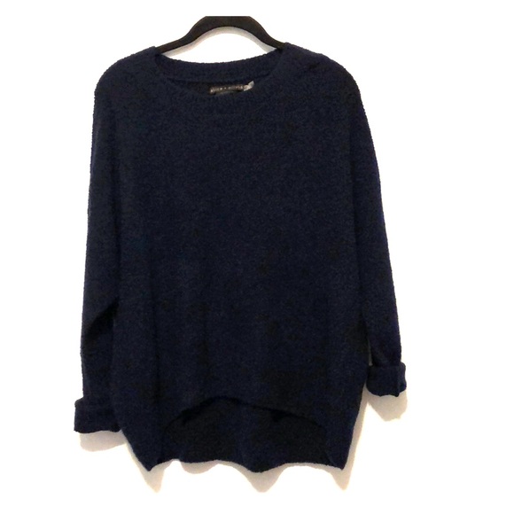 Alice + Olivia Sweaters - Alice + Olivia Pullover Cashmere Sweater Navy S